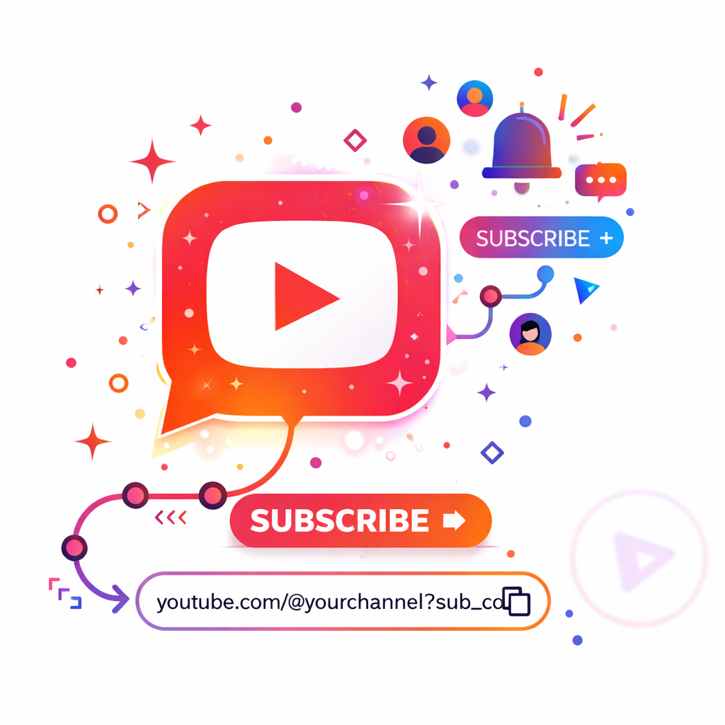 YouTube Subscribe Link Generator Graphics