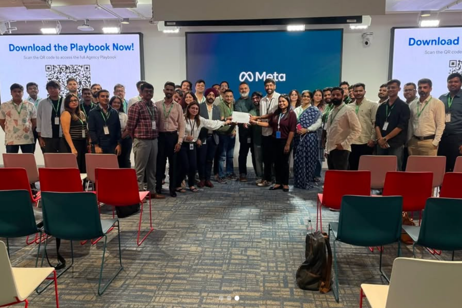 DigitalROI team at a Meta agency event