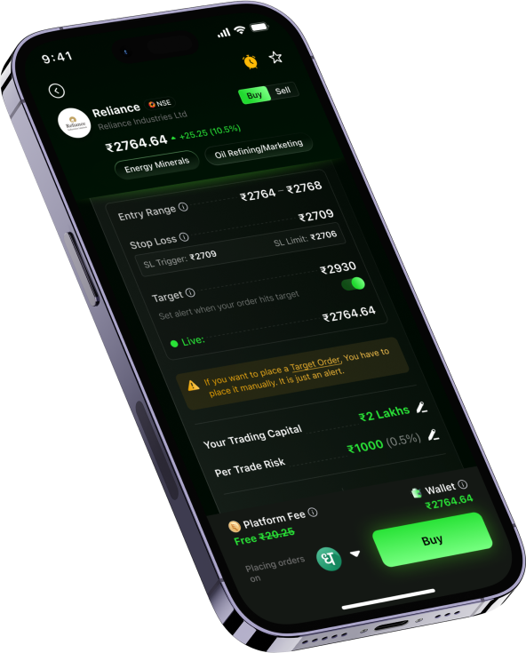Stockwiz trading application interface