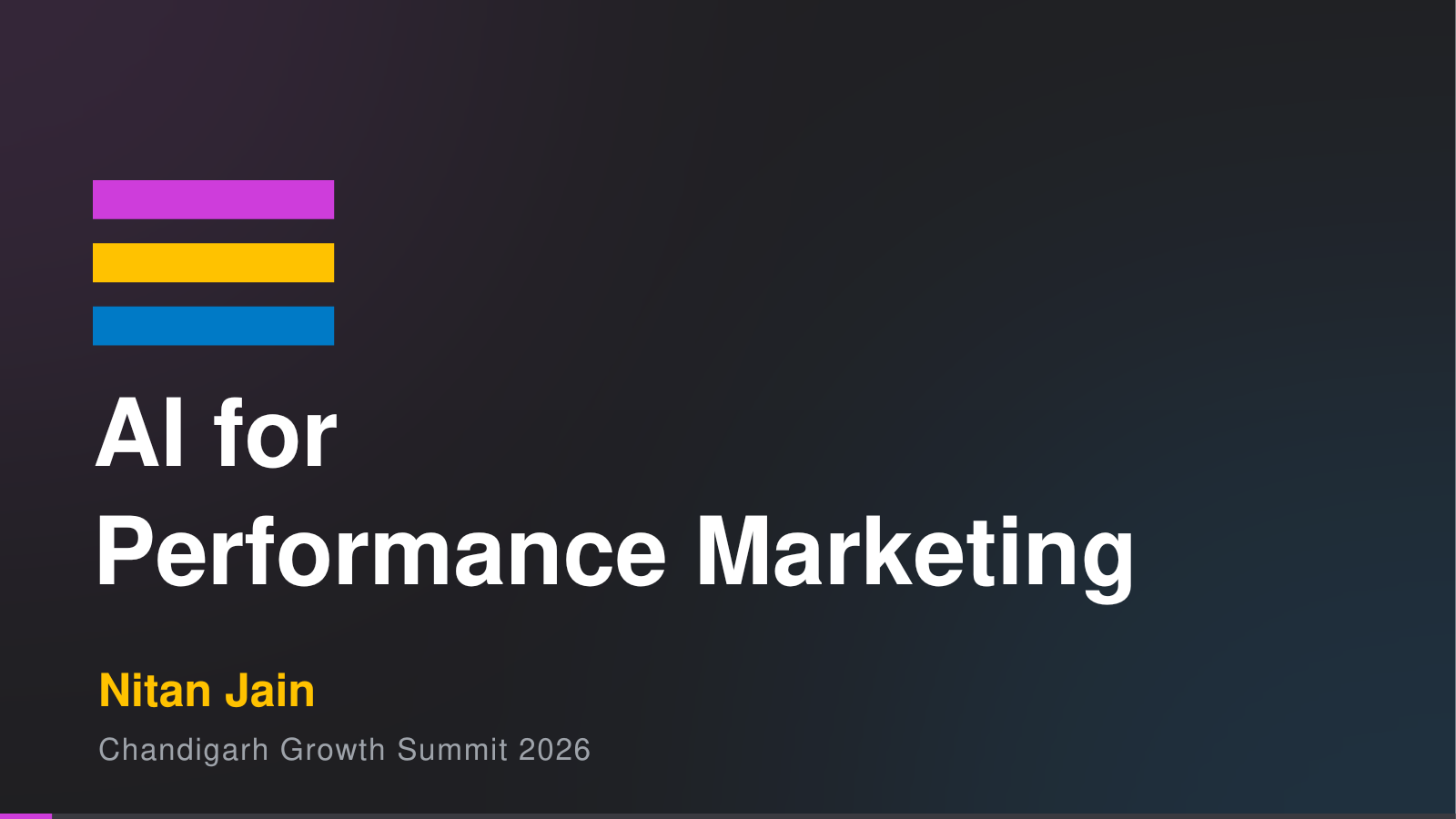 AI for Performance Marketing deck